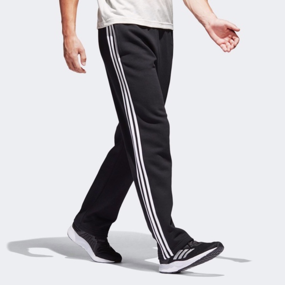 ESSENTIAL 3-STRIPES FLEECE PANTS BK7427 SQ,O5